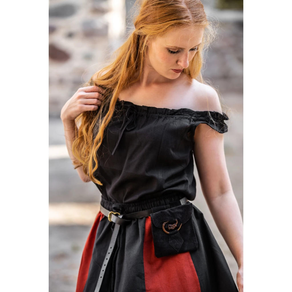 Ärmellose Sommerbluse "Adele" Schwarz