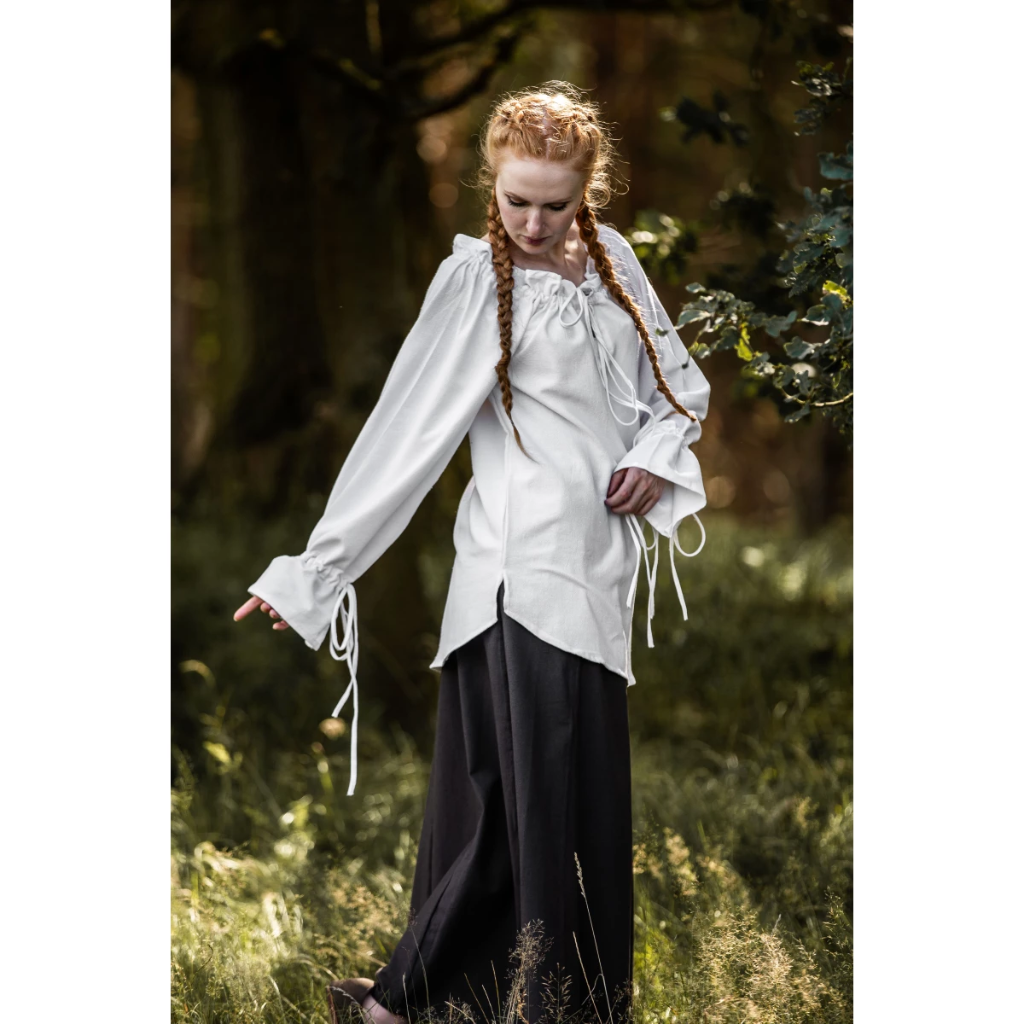 Mittelalterbluse "Morgan" Weiß