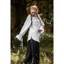 Mittelalterbluse "Morgan" Weiß