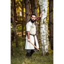 Kurzarmtunika mit Bordüre "Richard" Natur