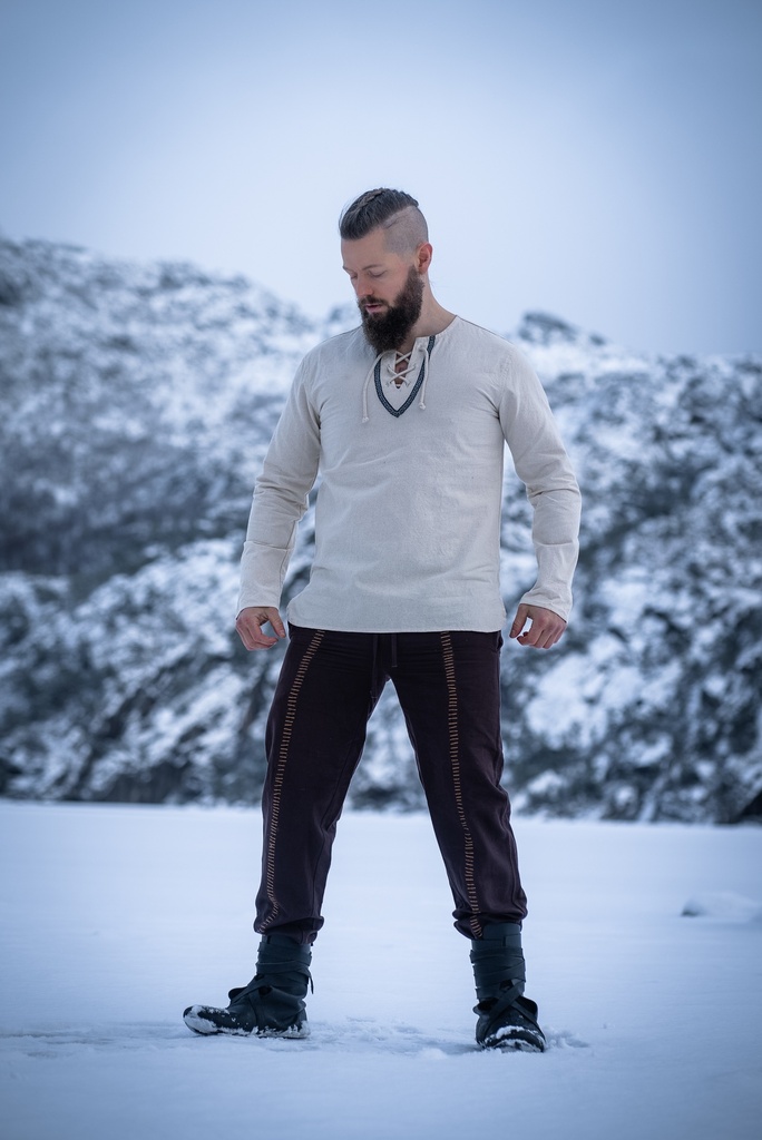 Mittelalter Hemd "Elfriede" Natur