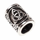 Haarperle mit Kelten-Knoten - 8 mm Loch