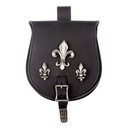 Magyarische Tasche - groß / Fleur de Lys