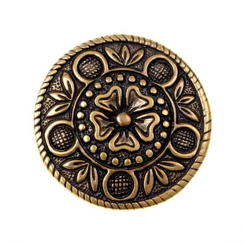 [06 Tasselscheibe.me] Tasselscheibe Hochmittelalter Replik (bronze)
