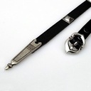 Mittelalter-Gürtel 1,5 cm / Ende + Nieten