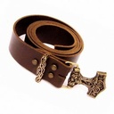 Buckle-Belt 4 cm / Thor - Kernleder