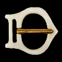 Mittelalter-Schnalle aus Knochen - 2 cm