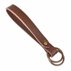 [04 Rockhalter E.br.si] Rockzipfel-Halter - schmal (braun, silber)