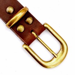 Klassischer Gürtel 3 cm - Kernleder