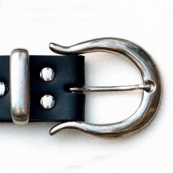 [10 Sp-Gü 4 E:.kl.br] Klassischer Gürtel 4 cm - Spaltleder (braun, klein)