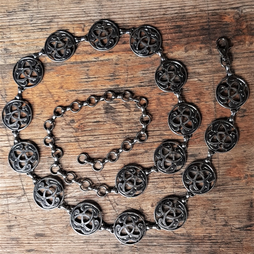 Kettengürtel, TRISKEL, eisenfarben