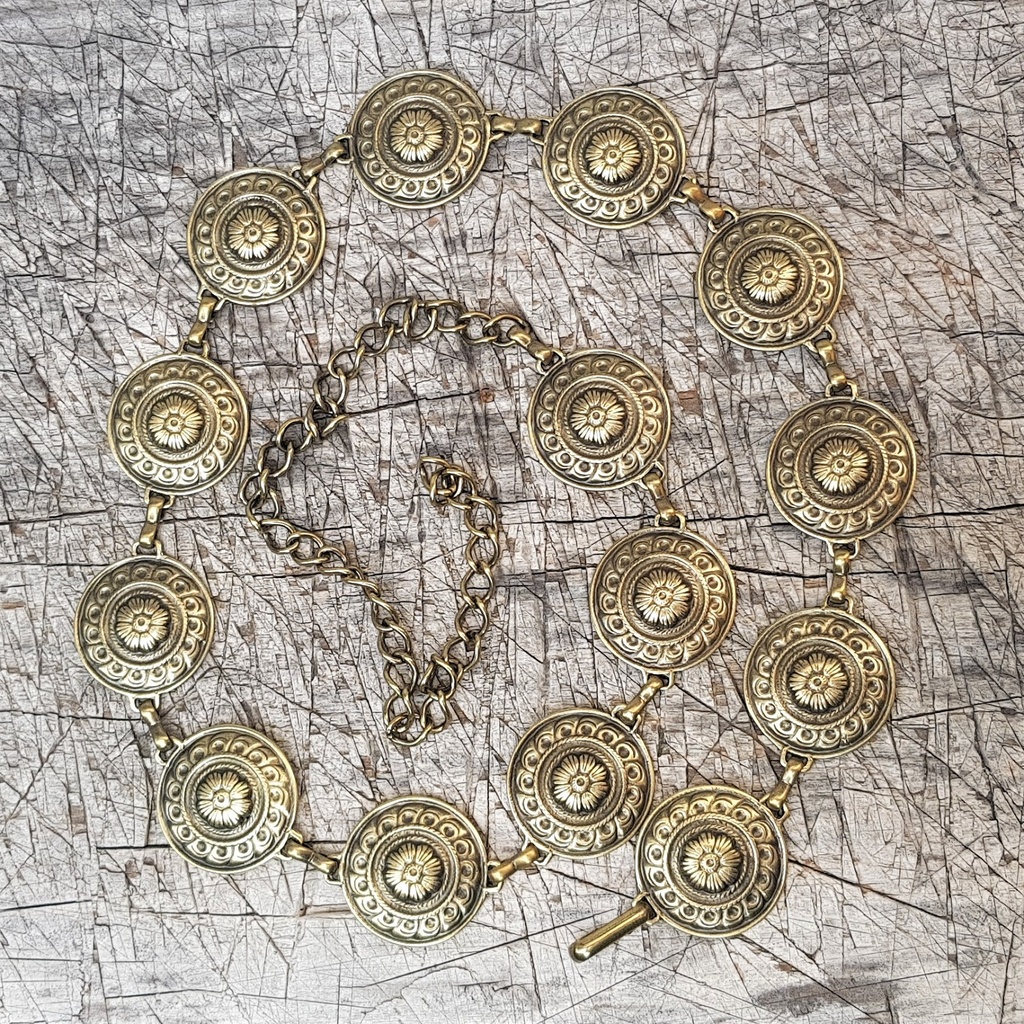 Kettengürtel, SCHILDWALL,Fb:messing,Wikinger,Mittelalter,Larp,Kelten