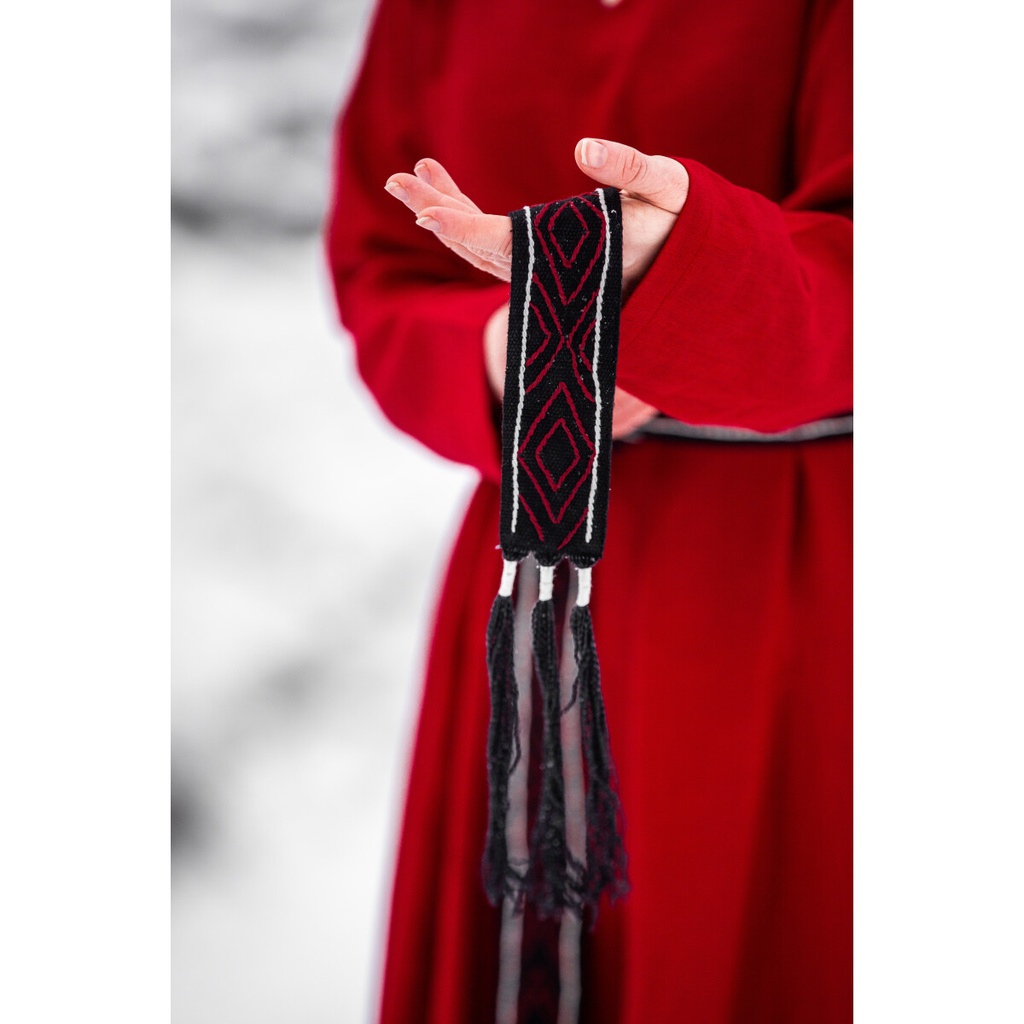 [9106s] Wikinger Gürtel "Caja" Schwarz