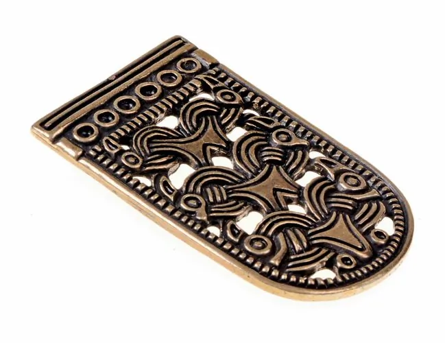 Wikinger-Riemenende "Rygge" / 4,5 cm