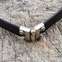 Gürtelteiler, Scharnier, Fb:silber, für 4cm breite Gürtel