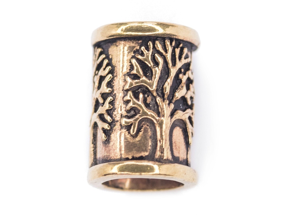 Haar- & Bartperle 'Darva' Lebensbaum - Bronze