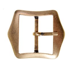 Piraten-Schnalle für 3,5 cm Gürtel (silber)