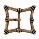 Doppel-Schnalle - für 2 cm-Gürtel