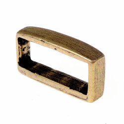 [08 Schlau-Me 2.si] Gürtelschlaufe Metall - für 2 cm (silber)