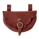 Tasche von Runneburg - Mittelalterliche Gürteltasche aus Leder
