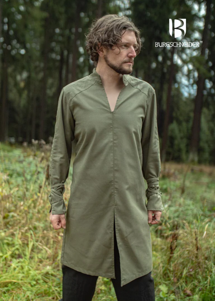 Tunika Thereon Seegras – Frische Eleganz in authentischem Stil