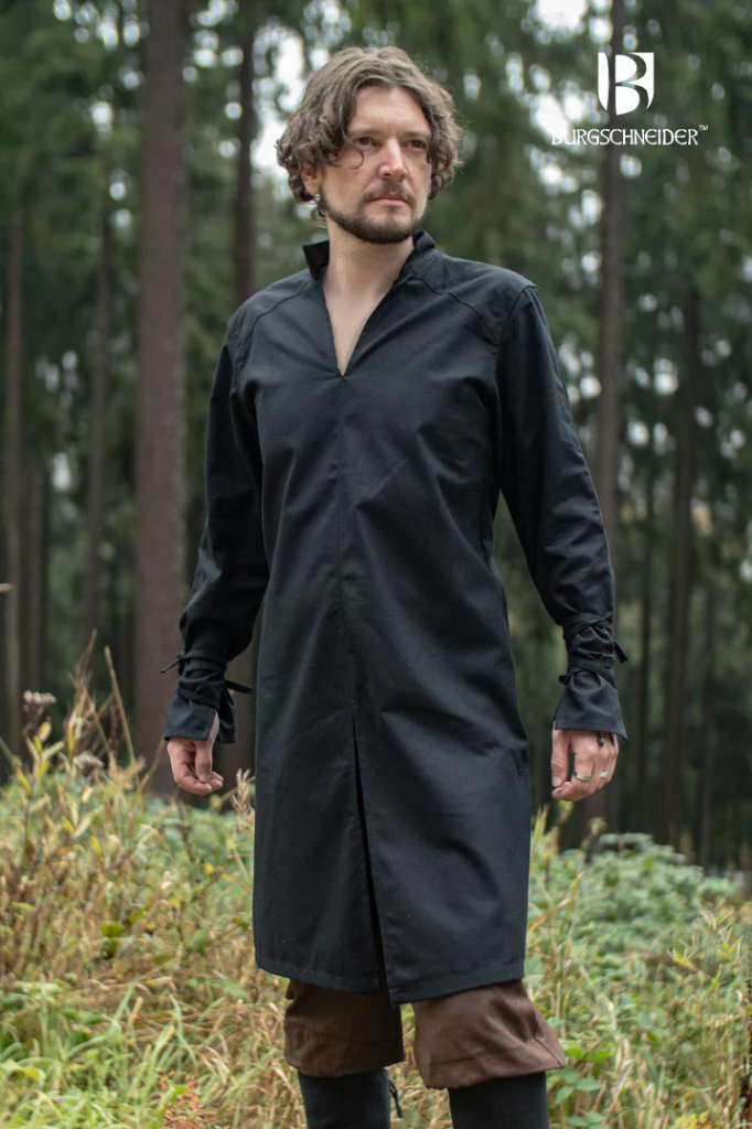 Tunika Thereon Schwarz – Vielseitige Tunika für edle und mystische Rollen