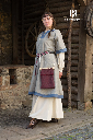 Wikingerkleid Frida, Blau Mittelalterliches vom Burgschneider