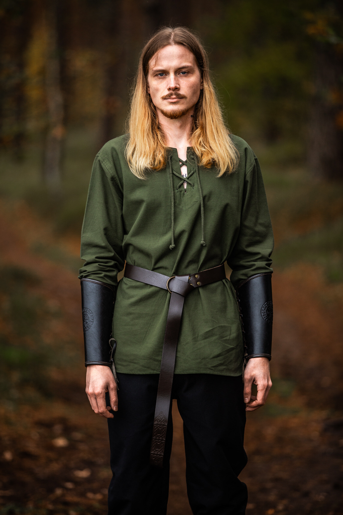 Mittelalter Hemd "Otto" grün