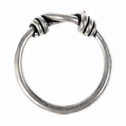 [07 Knot-Ring 3.b] Geknoteter Wikinger-Ring - groß (Bronze)