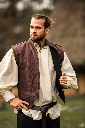 Handgewebte Weste  -  Kostüme und Larp, Fantasy Gewandung