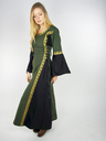 Mittelalterkleid „Sophie“ – Edle Schlichtheit in Grün und Schwarz