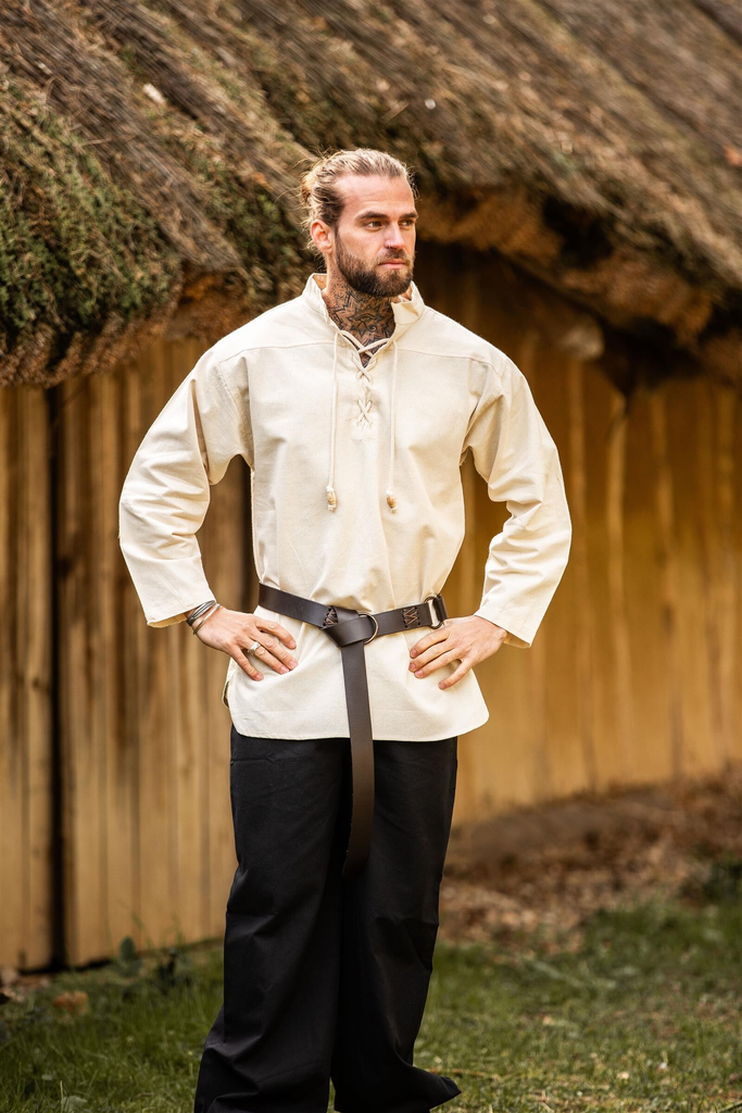 Mittelalterhemd „Ansbert“ – Schlichte Authentizität in Natur