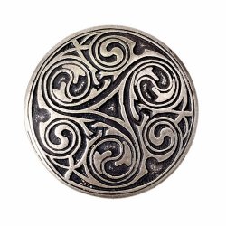 Zierniete Triskelion / XXXL (silber)