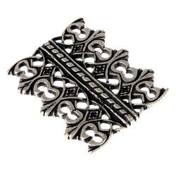 Gürtel-Beschlag "Houppelande" – Renaissance-Zierniete nach flämischem Vorbild (silber)