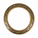 LARP-Gürtelring mit floraler Ornamentik – Ø 70 mm, antik-messing oder antik-silber