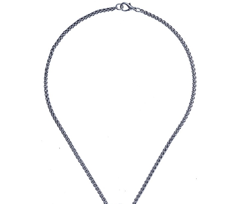 Halskette in Flechtoptik Zamak