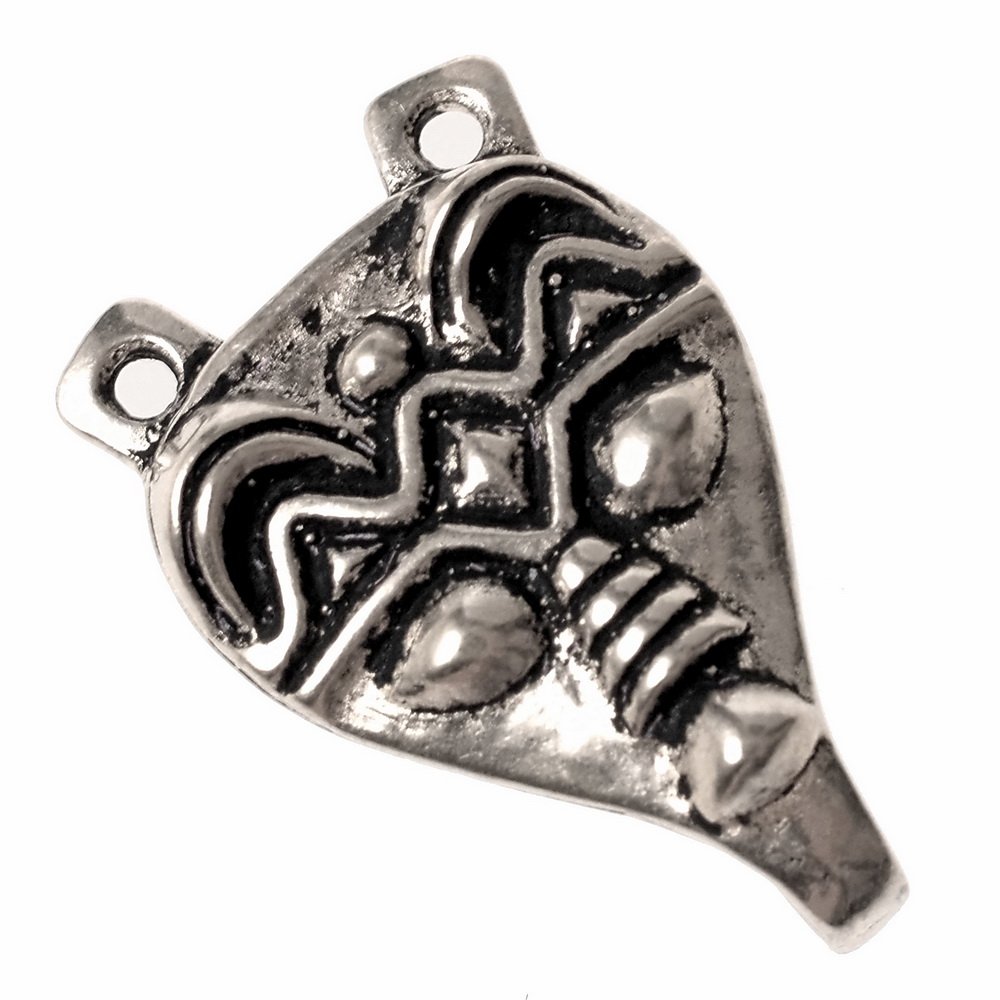 [06 LWH Gnez.b] Replik wikingerzeitlicher Wadenwickel-Haken (Bronze)