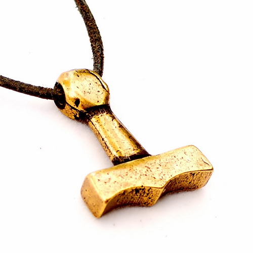[00 Thor Sejro.si] Mjölnir von Sejro - Anhänger Schmuck Mittelalter Larp (silber)