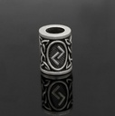 Runen-Perle "Jera" - 6 mm Loch - Bartschmuck