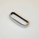 Gürtelschlaufe aus Metall – für 3 cm breite Gürtel, silber- oder messingfarben