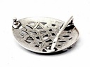Ovale Koppel-Schnalle mit Knotenmotiv - 4 cm