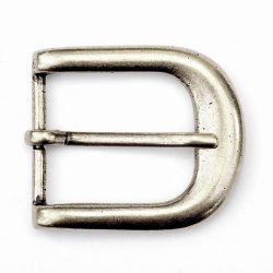 Klassische Gürtelschnalle in D-Form – für 3 cm breite Wechselgürtel