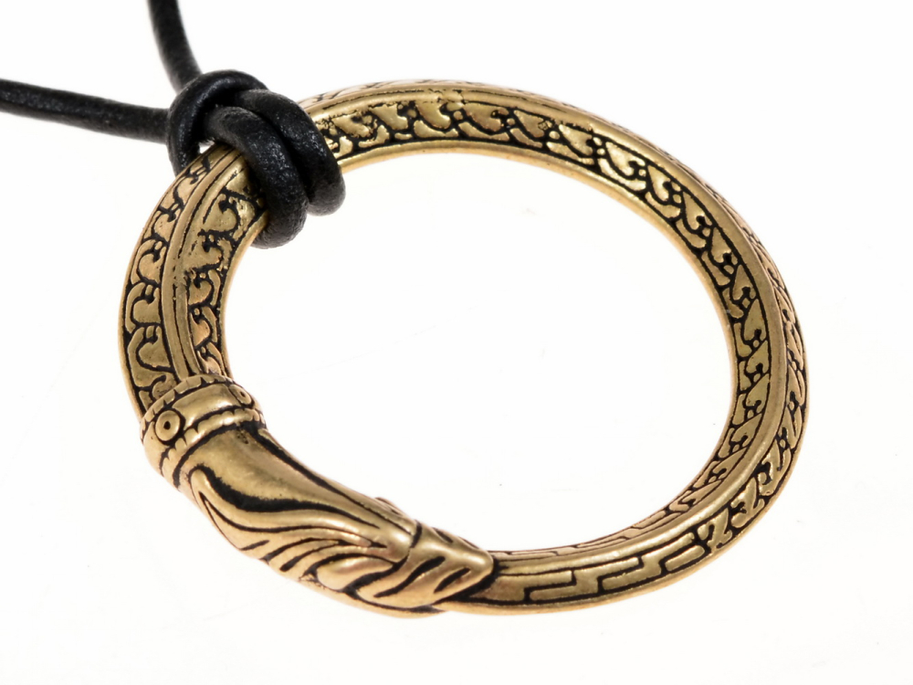 [0 Joermun.b] Jörmungandr-Anhänger (Bronze)