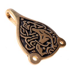 [06 LWH Trew.b] Paar Wadenwickel-Haken "Trewhiddle" (Bronze)