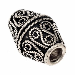 [07 BEA 06.b] Wikinger-Perle Nr. B6  / Loch 4 mm (Bronze)