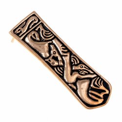[09 End Avar AN.b] Awarische Riemenzunge - Tiere (Bronze)