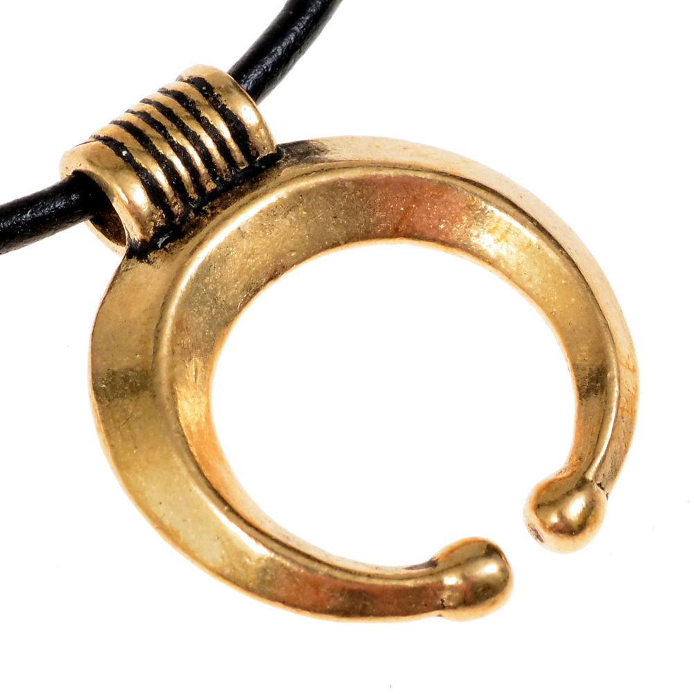 [0 Roem-Mond Kl.b] Römisches Mond-Amulett - klein (Bronze)