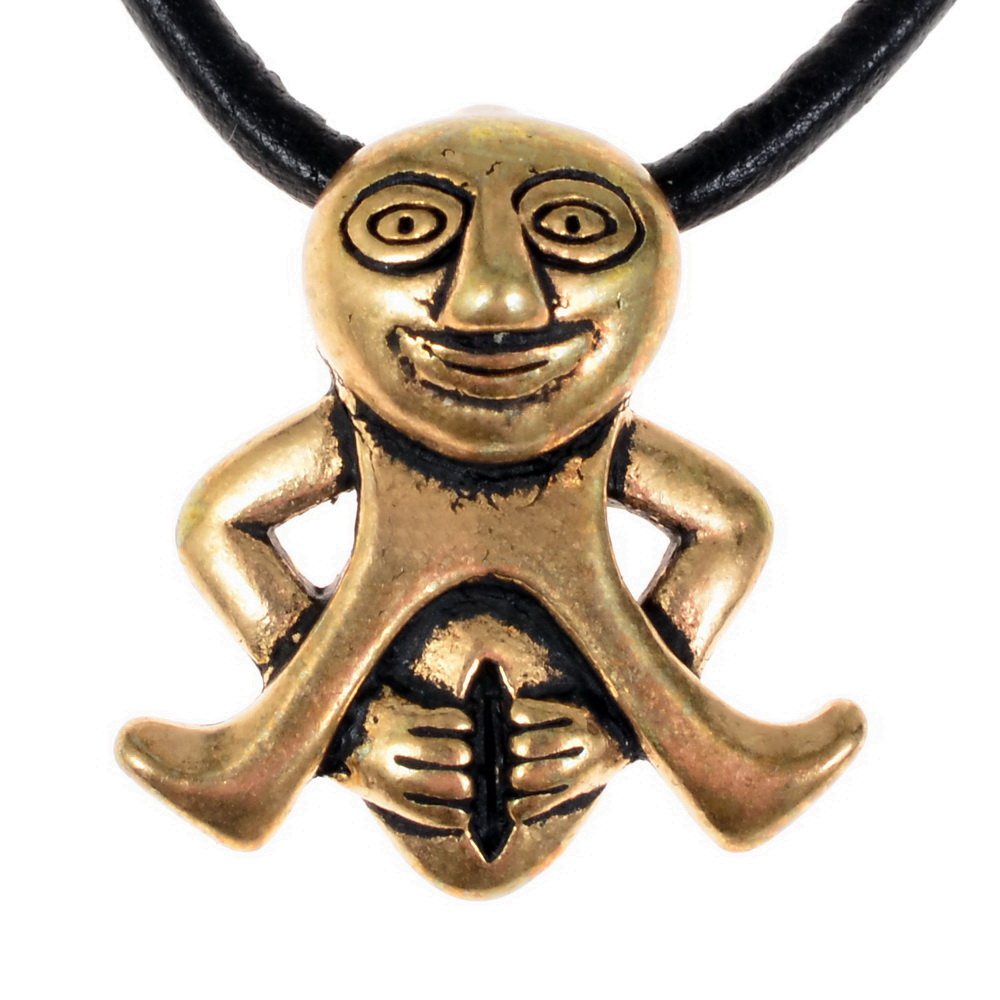 [0 Sheelanagig.b] Sheela-Na-Gig Anhänger (Bronze)