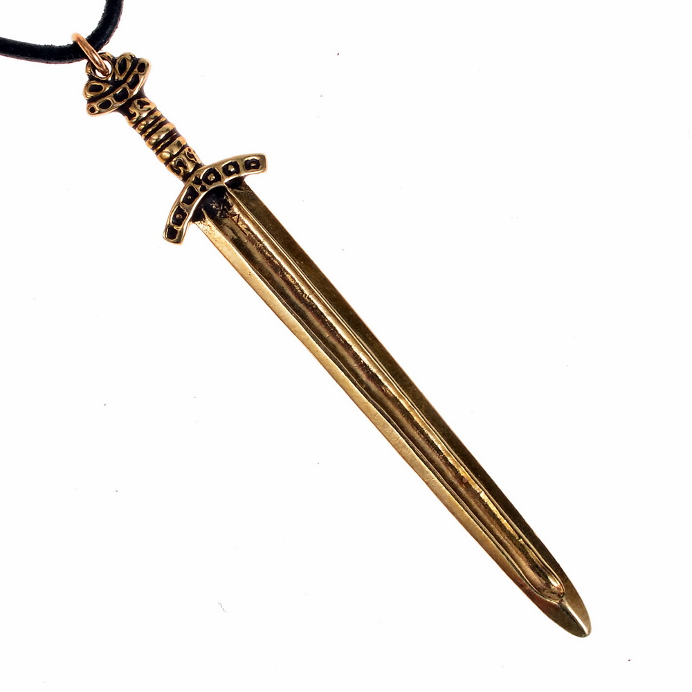 [0 Sword.b] Wikingerschwert-Anhänger (Bronze)