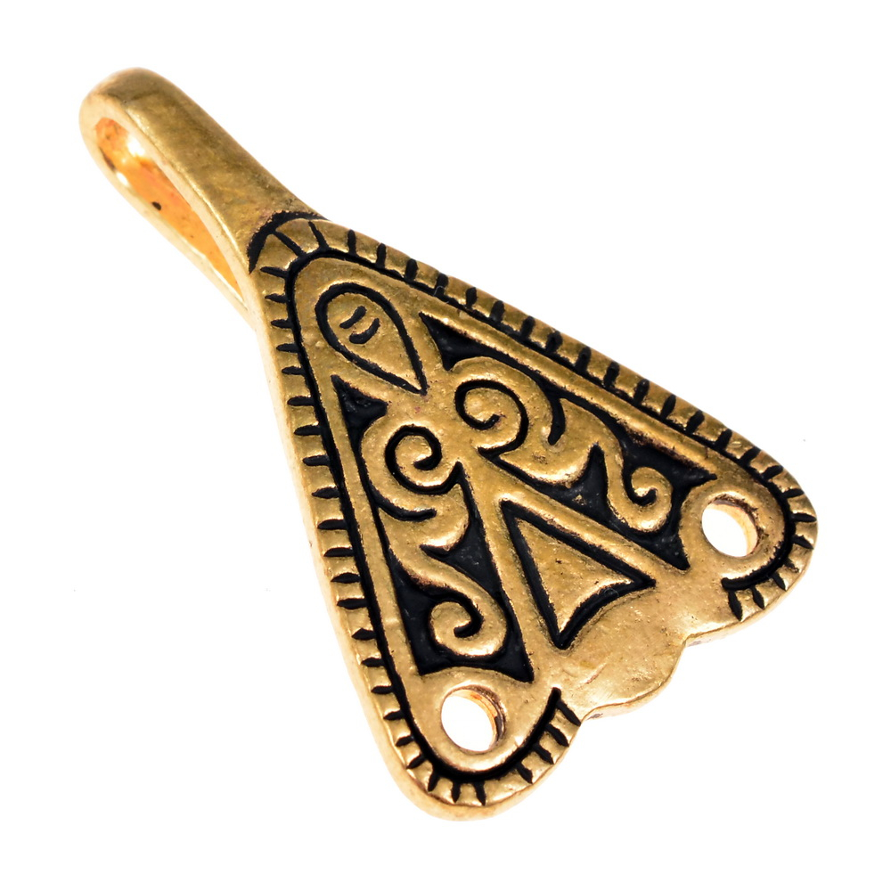 [06 LWH Triangel.b] Wadenwickelhaken 'Triangel' - Paar (Bronze)
